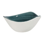 Bols triangulaires Churchill Stonecast Patina Rustic Teal 153mm (Lot de 12) — FA596