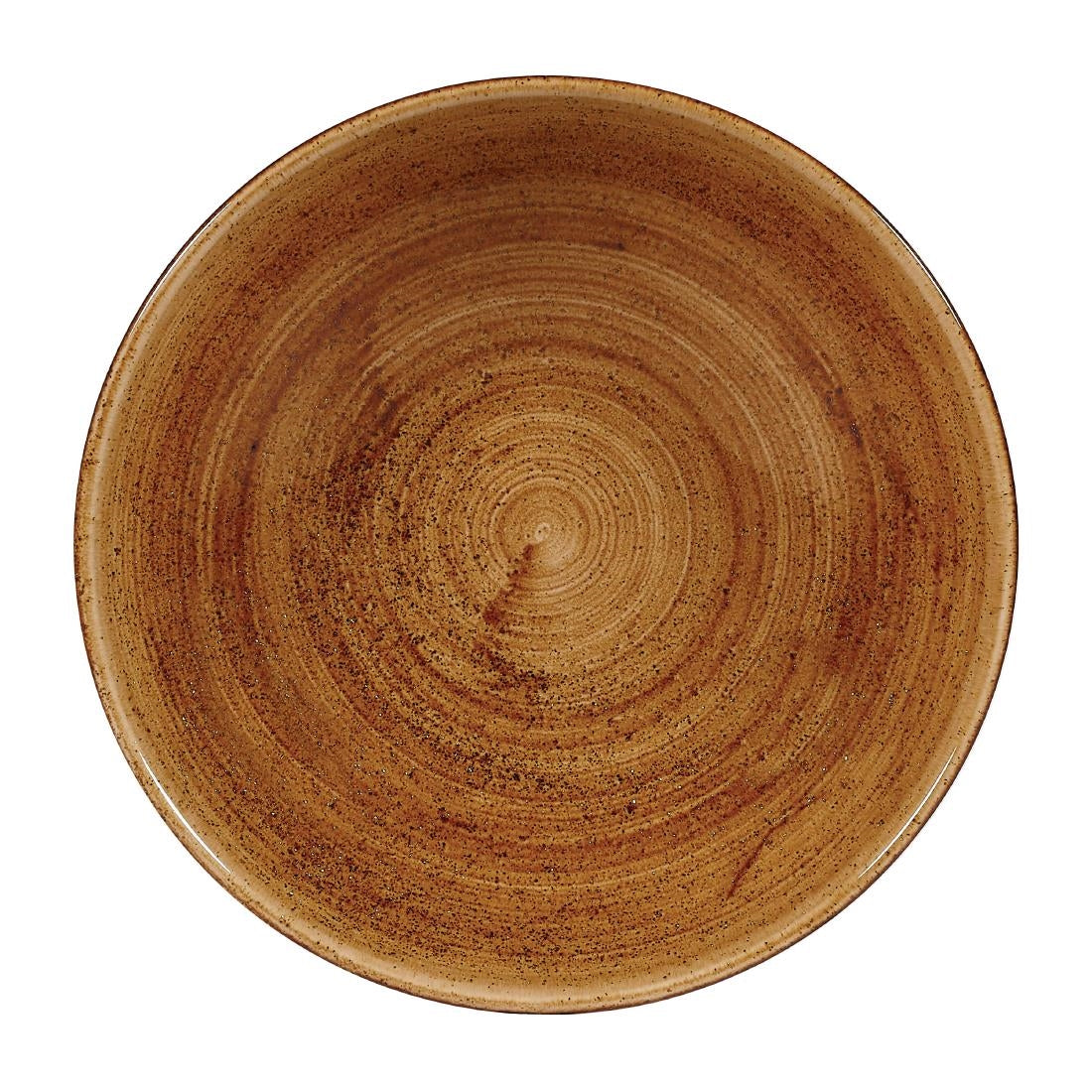 Assiettes coupes rondes Churchill Stonecast Patina Vintage Copper 182mm (Lot de 12) — FA601