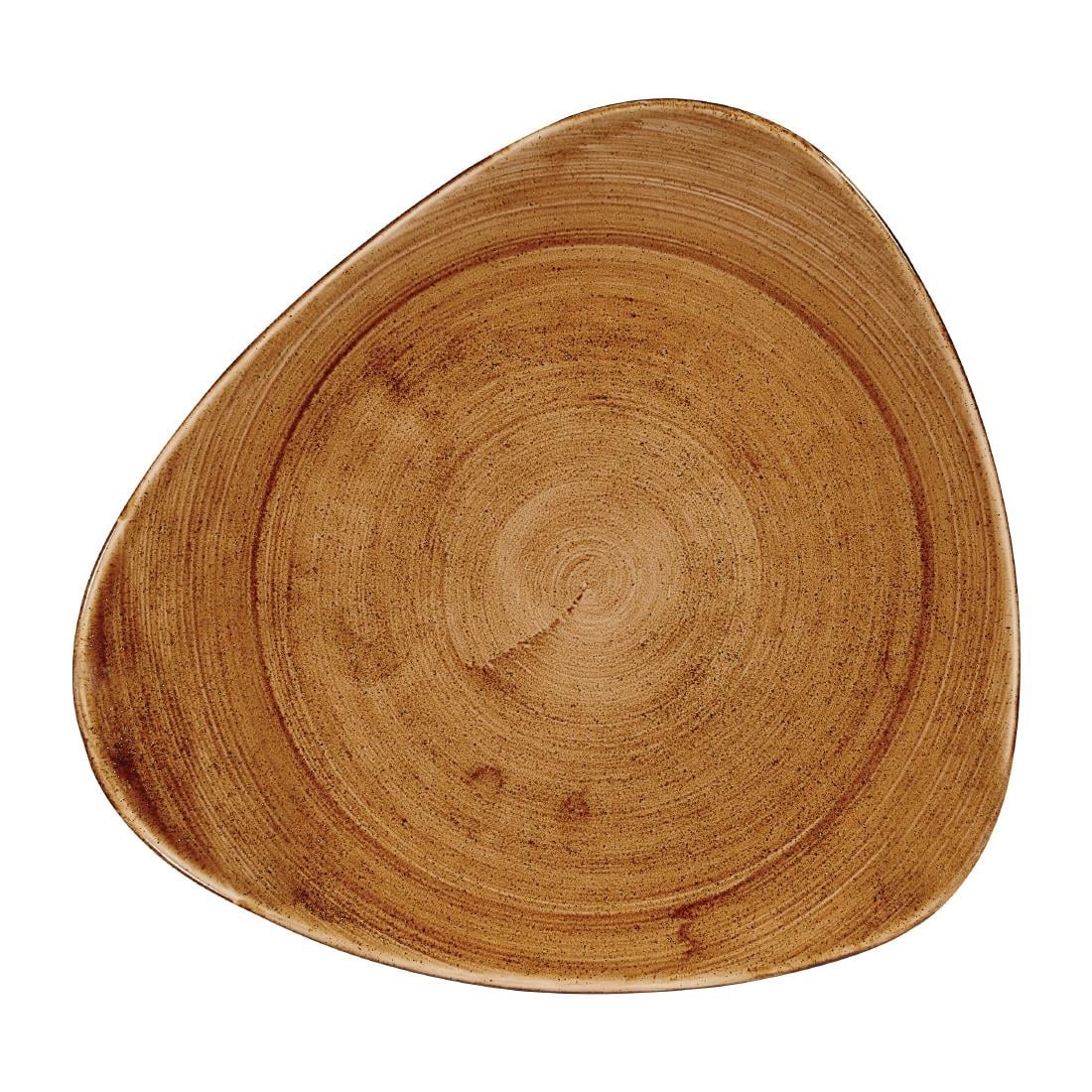 Assiettes triangulaires Churchill Stonecast Patina Vintage Copper 311mm (Lot de 6) — FA607