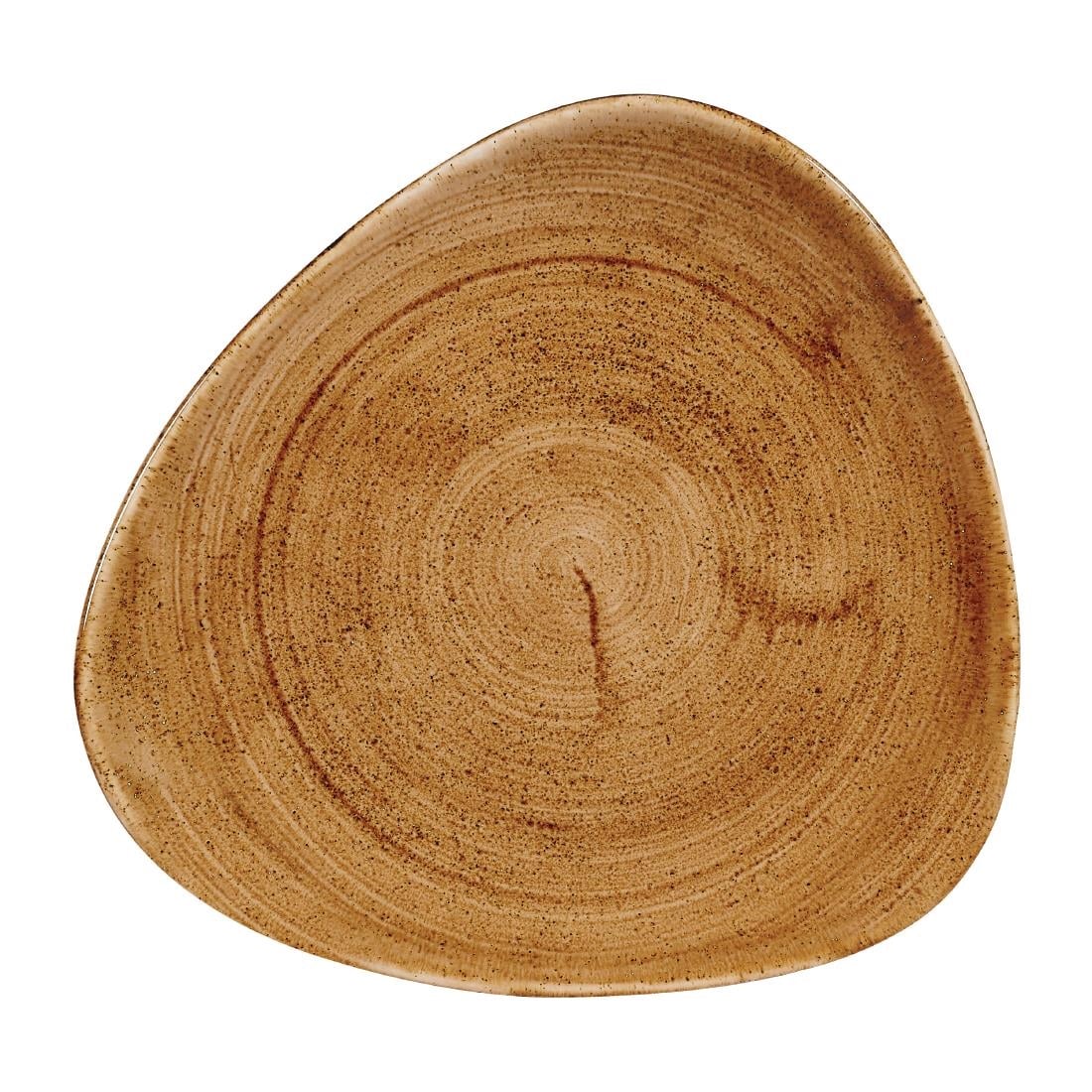 Assiettes triangulaires Churchill Stonecast Patina Vintage Copper 192mm (Lot de 12) — FA608