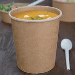 Pots à soupe compostables en PLA Fiesta Compostable 910ml (lot de 500) — FB168