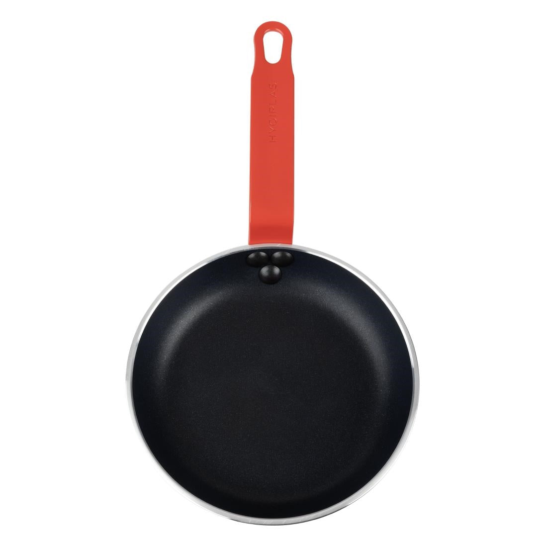 Poêle en aluminium antiadhésive Hygiplas Teflon Platinum Plus 200mm rouge — HT964