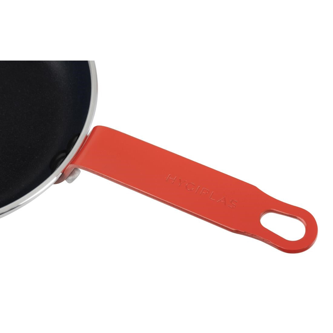 Poêle en aluminium antiadhésive Hygiplas Teflon Platinum Plus 200mm rouge — HT964
