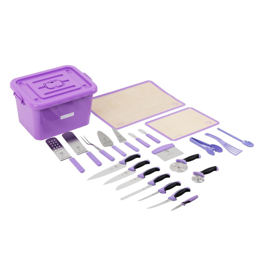 Kit anti allergènes violet Mercer Culinary — FB522
