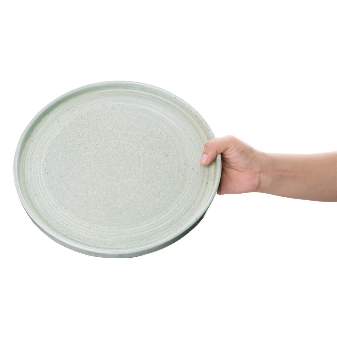 Assiette Plate Vert Printanier Olympia Cavolo 27cm (lot de 4) — FB564