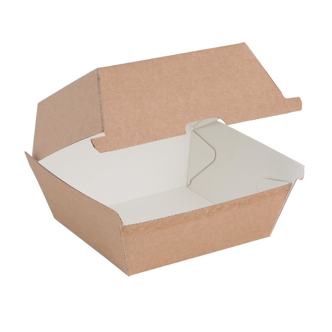 Petites boîtes hamburger compostables kraft Fiesta Compostable 105mm (lot de 200) — FB664