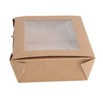 Boîtes salade compostables avec fenêtre en PLA Fiesta Compostable 1200ml (lot de 200) — FB677