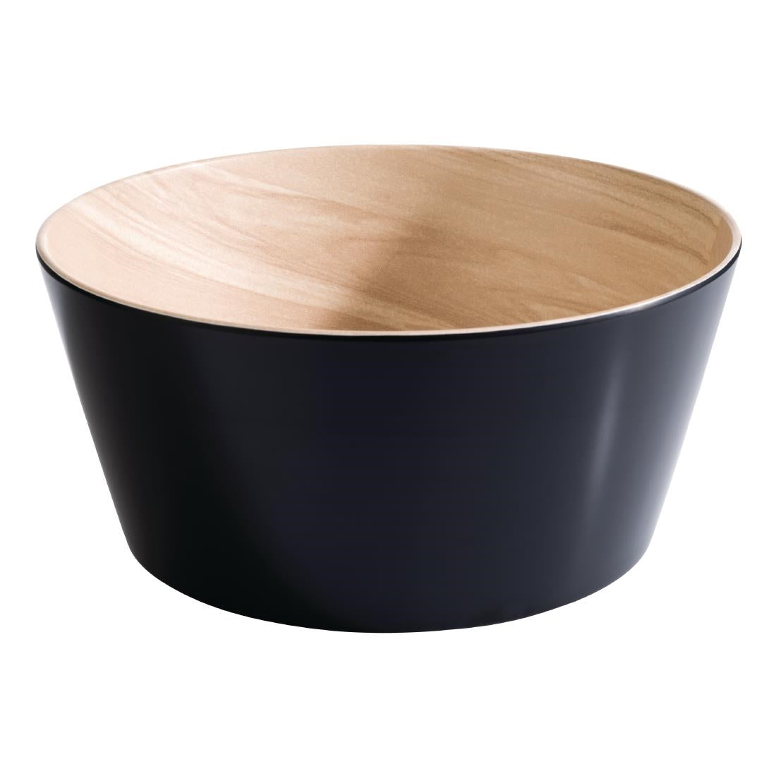 Bol noir et bois APS Frida 150(Ø)mm 450ml — FB823