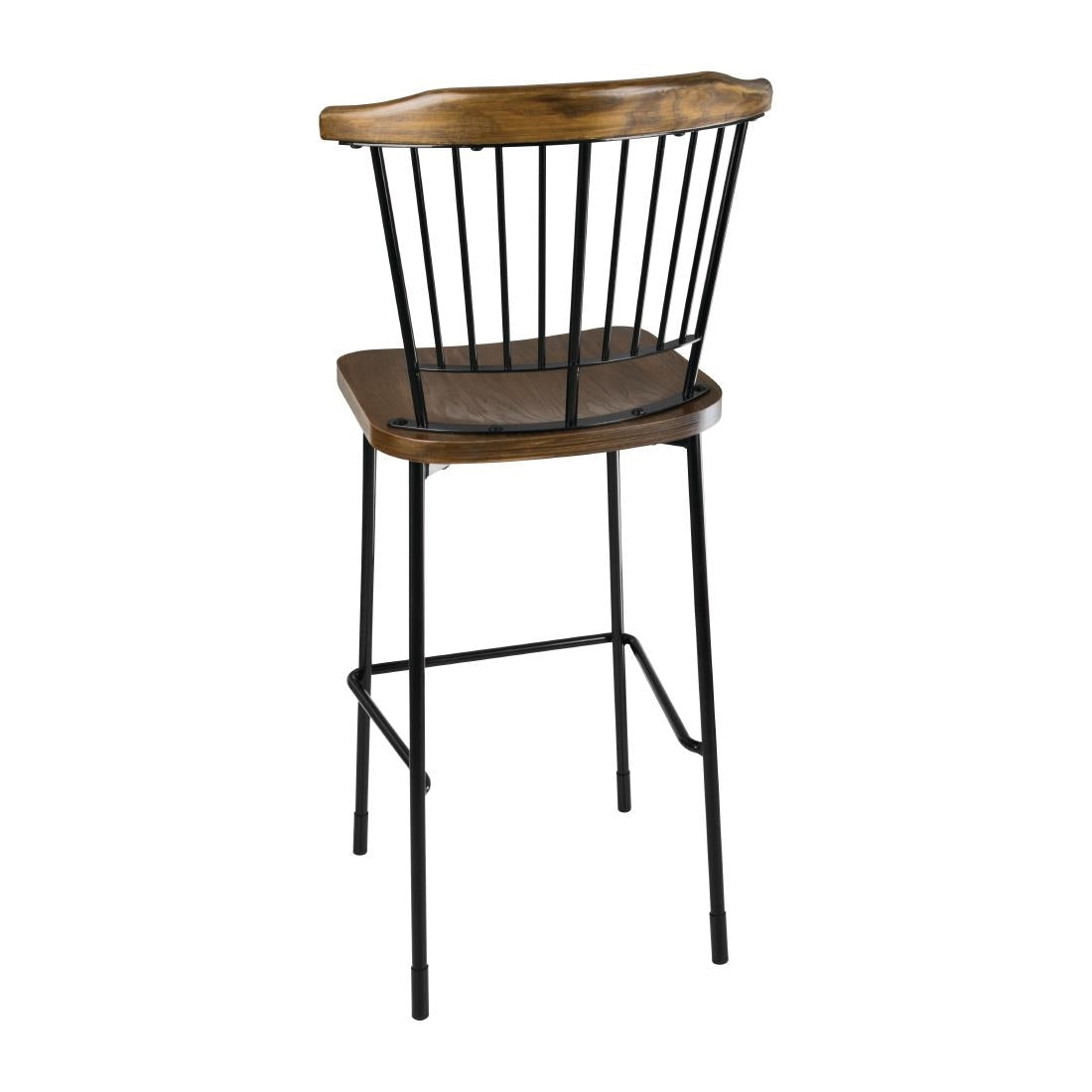 Tabourets hauts Scandi Bolero noirs (lot de 2) — FB873