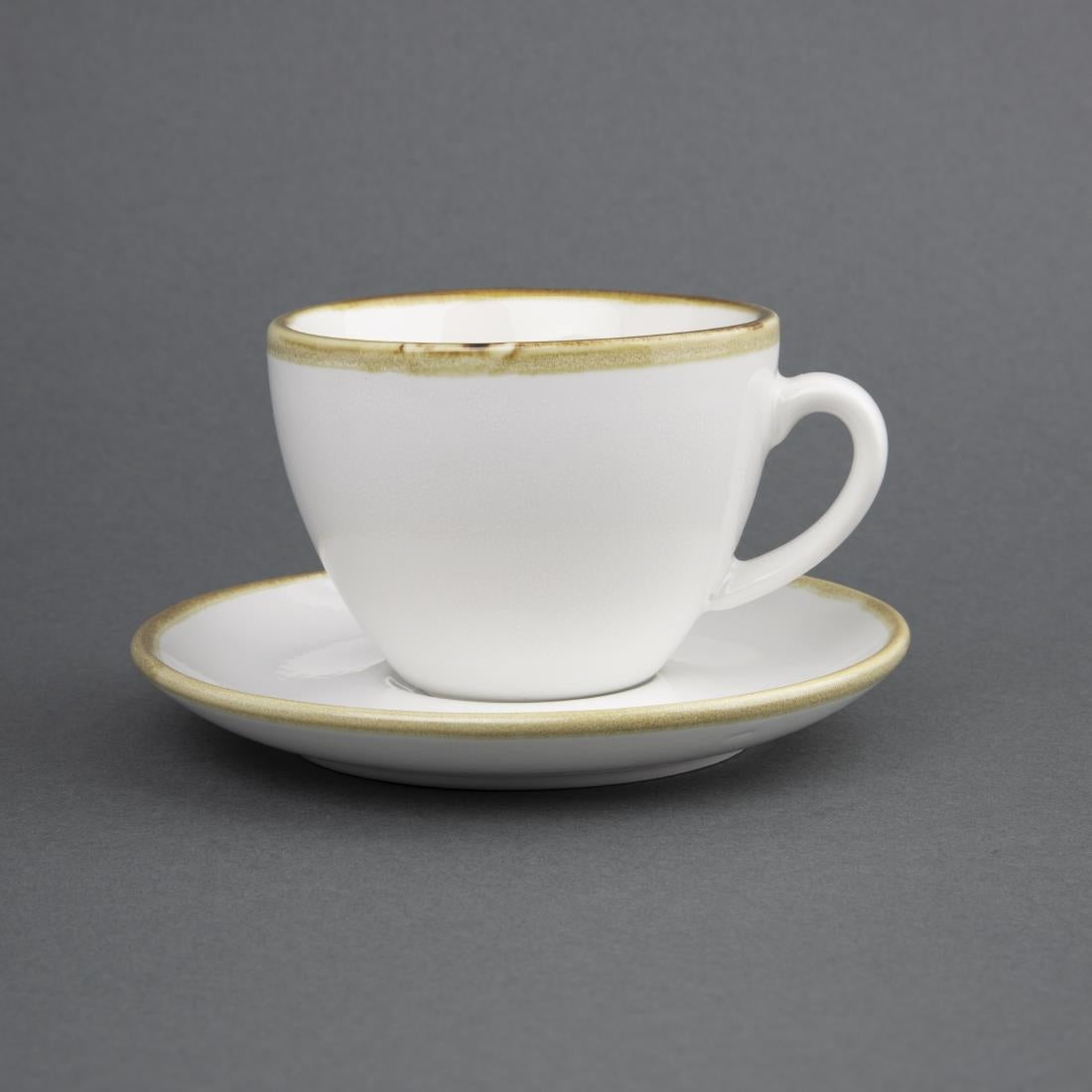 Soucoupes Couleur Craie Pour Tasses À Espresso Olympia Kiln 140mm (Lot de 6) — FB989