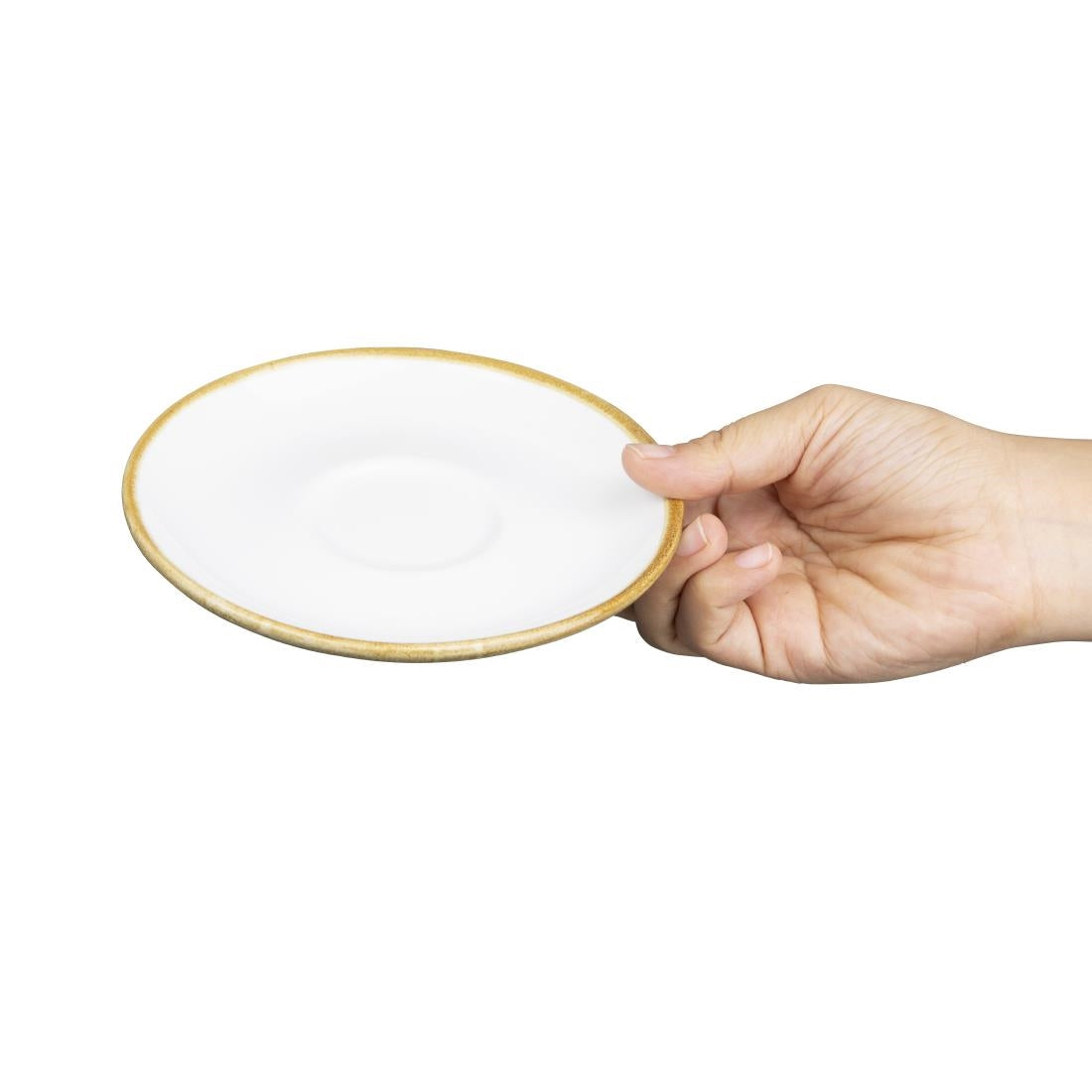 Soucoupes Couleur Craie Pour Tasses À Espresso Olympia Kiln 140mm (Lot de 6) — FB989