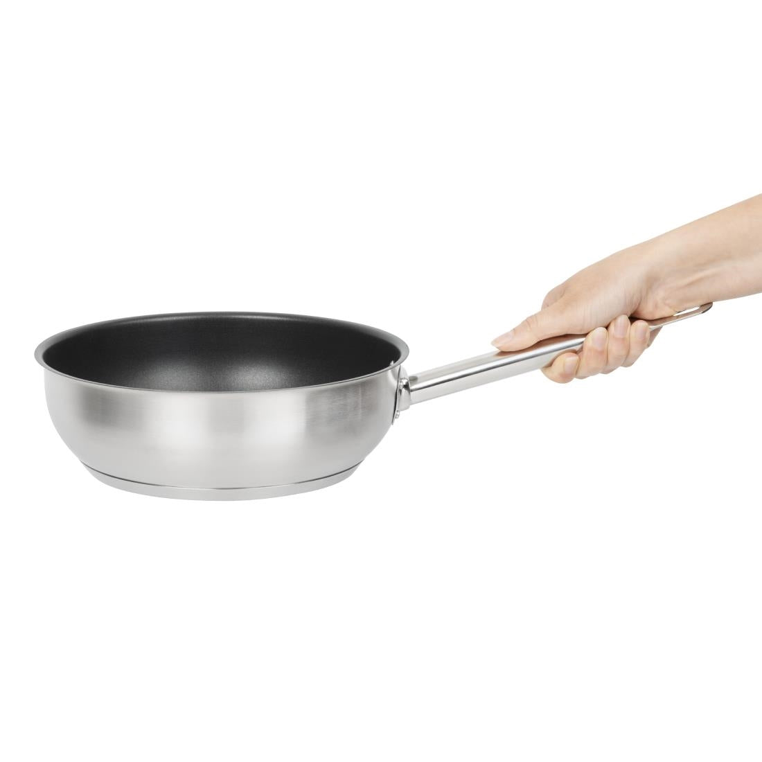 Sauteuse inox antiadhésive Vogue teflon Platinium Plus 240mm — FC099