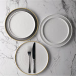 Assiettes avec rebord Churchill Chefs blanches 210mm (lot de 6) — FC166