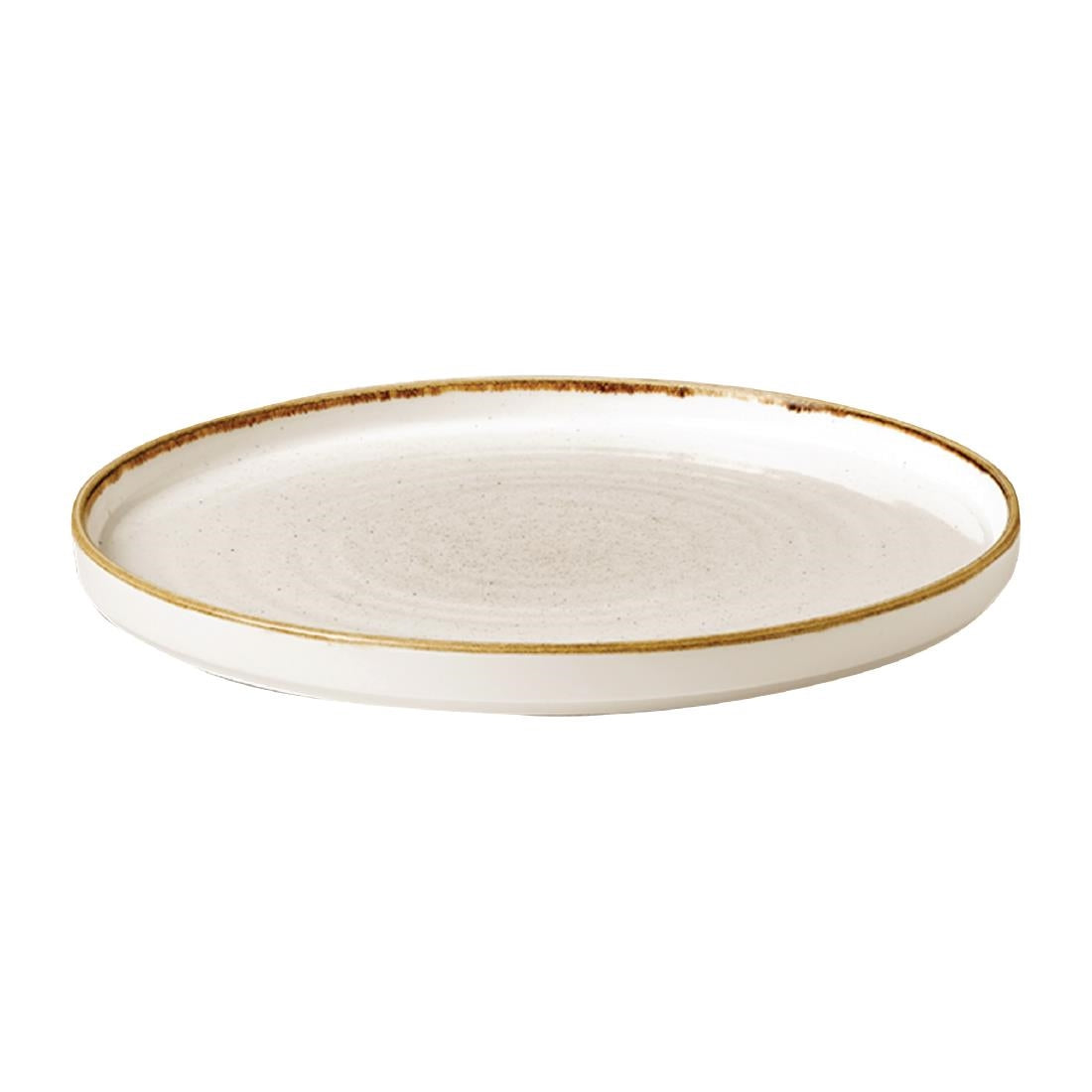 Assiettes avec rebord Churchill Stonecast Barley White 210mm (Lot de 6) — FC162