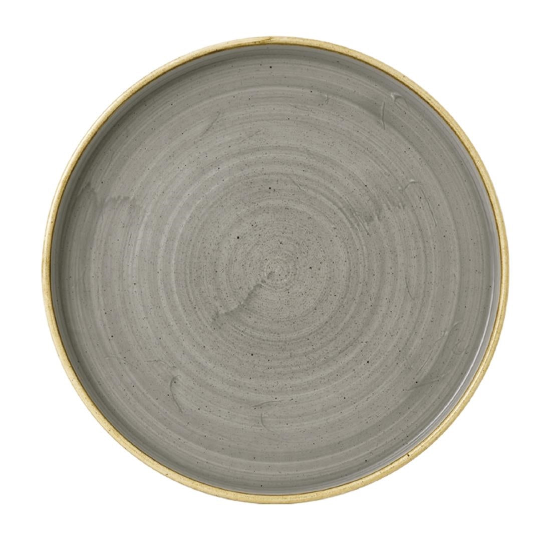 Assiettes avec rebord Churchill Stonecast Peppercorn Grey 260mm (Lot de 6) — FC163