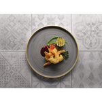 Assiettes avec rebord Churchill Stonecast Peppercorn Grey 260mm (Lot de 6) — FC163