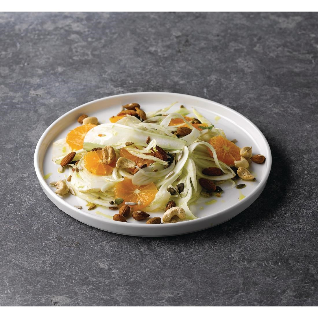 Assiettes avec rebord Churchill Chefs blanches 260mm (lot de 6) — FC165