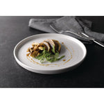 Assiettes avec rebord Churchill Chefs blanches 210mm (lot de 6) — FC166