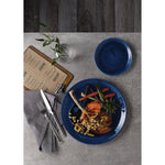 Assiettes rondes Churchill Stonecast Patina Cobalt 288mm (Lot de 12) — FC167