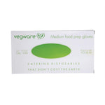 Gants de préparation alimentaire compostables Vegware bleus taille M (lot de 2400) — FD389