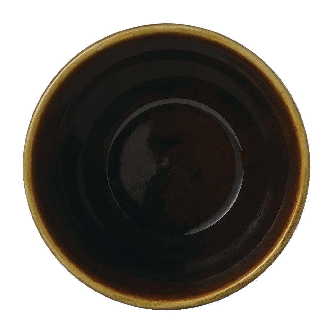 Pots à frites Churchill Super Vitrified Nourish Black Onyx 2 tons 290ml (lot de 12) — FD816