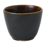 Pots à frites Churchill Super Vitrified Nourish Black Onyx 2 tons 290ml (lot de 12) — FD816