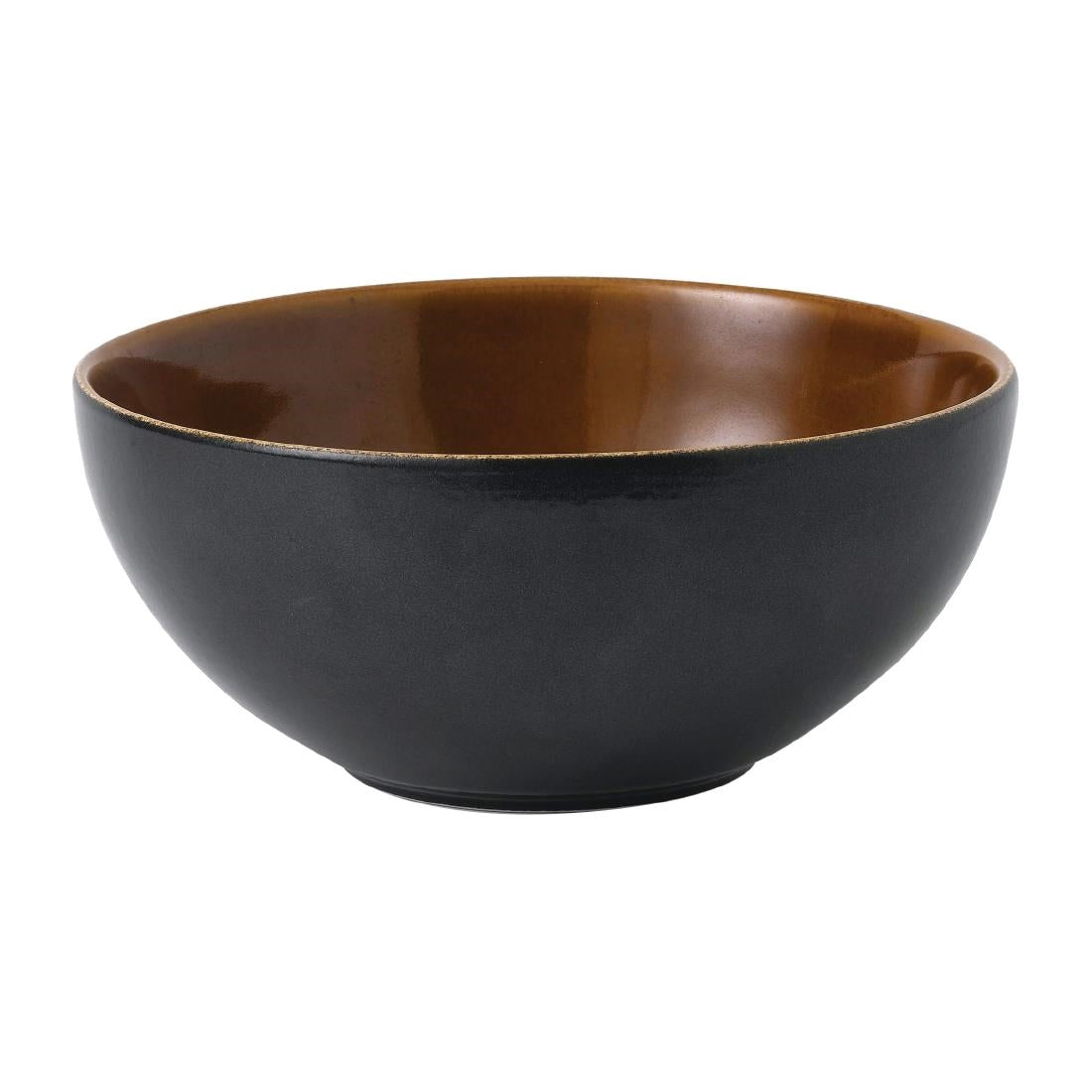 Bols à nouilles Churchill Nourish Black Onyx deux tons 183mm (lot de 6) — FD818