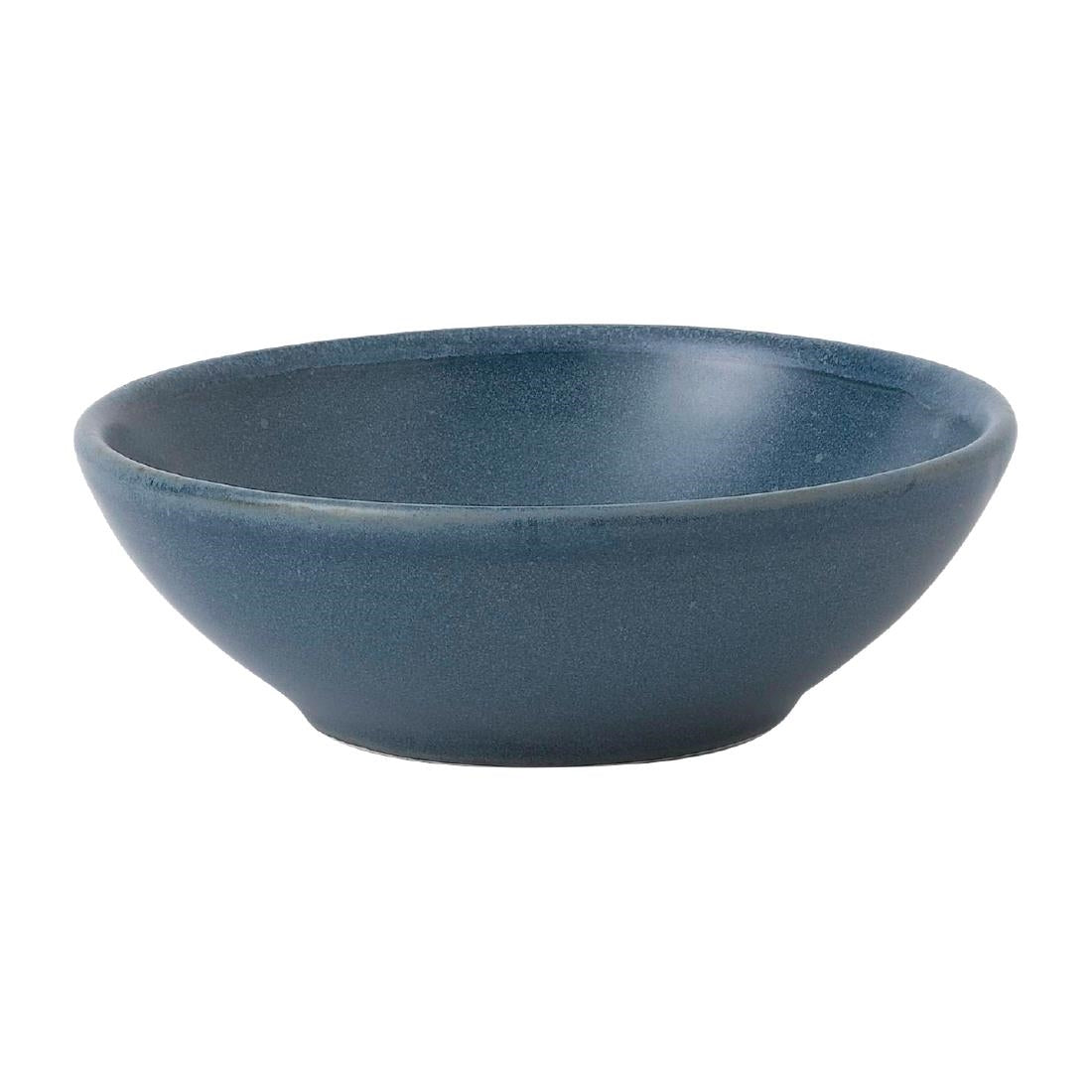 Bols à soupe peu profonds Churchill Super Vitrified Nourish Oslo Blue 200ml (lot de 12) — FD823