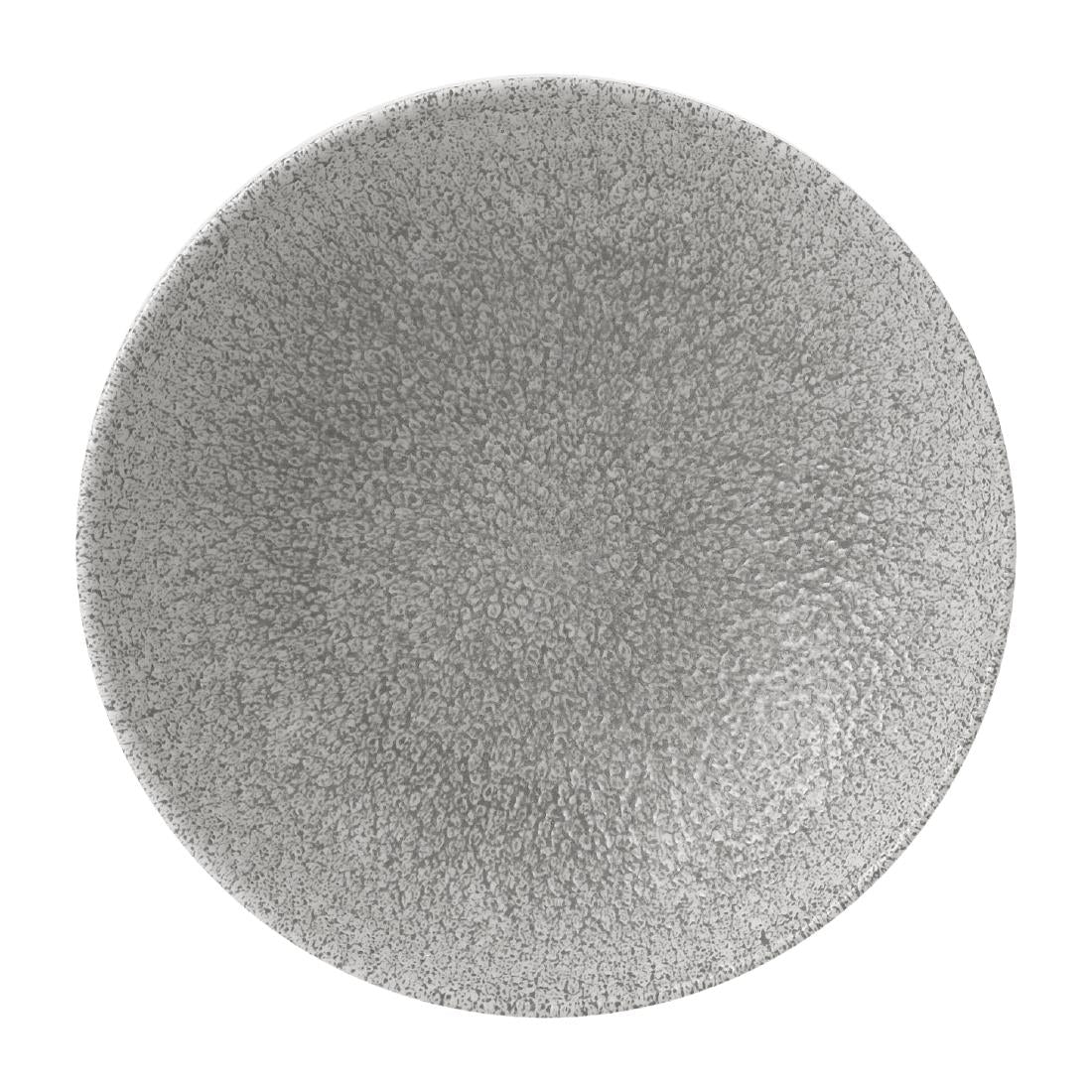 Assiettes coupes rondes Churchill Raku Evolve Jasper Grey 182mm (lot de 12) — FD877