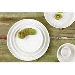 Assiettes plates rondes Olympia Cavolo blanc moucheté 270mm (Lot de 4) — FD904