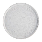Assiettes plates rondes Olympia Cavolo blanc moucheté 270mm (Lot de 4) — FD904