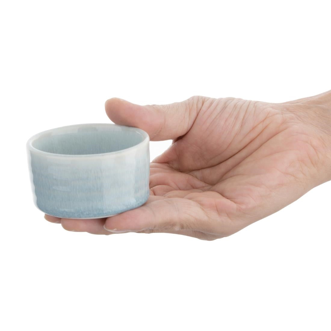 Pots à sauce Olympia Cavolo bleu cristallin 67mm (lot de 12) — FD925