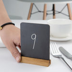 Mini ardoises de table élégantes Olympia 100(H) x 80(L)mm (lot de 4) — FD951