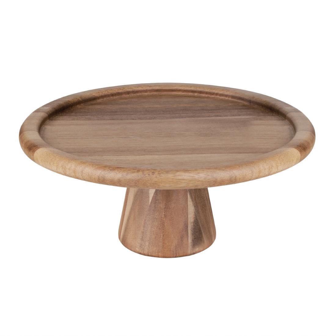 Présentoir à gâteau en acacia Olympia 305(Ø) x 127(H)mm — FE150
