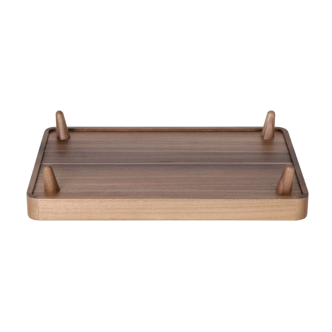 Plateau sur pieds en acacia Olympia GN 1/1 — FE151
