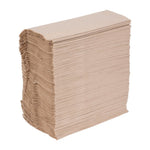 Serviettes kraft recyclées pliées Fiesta Recyclable 320x300mm (lot de 6000) — FE211
