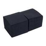 Serviettes cocktail 2 plis pliage 1/4 Fiesta Recyclable 240mm noires (lot de 4000) — FE218