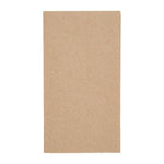 Serviettes snacking recyclées 2 plis pliage 1/8 Fiesta Recyclable 330mm kraft (lot de 2000) — FE234