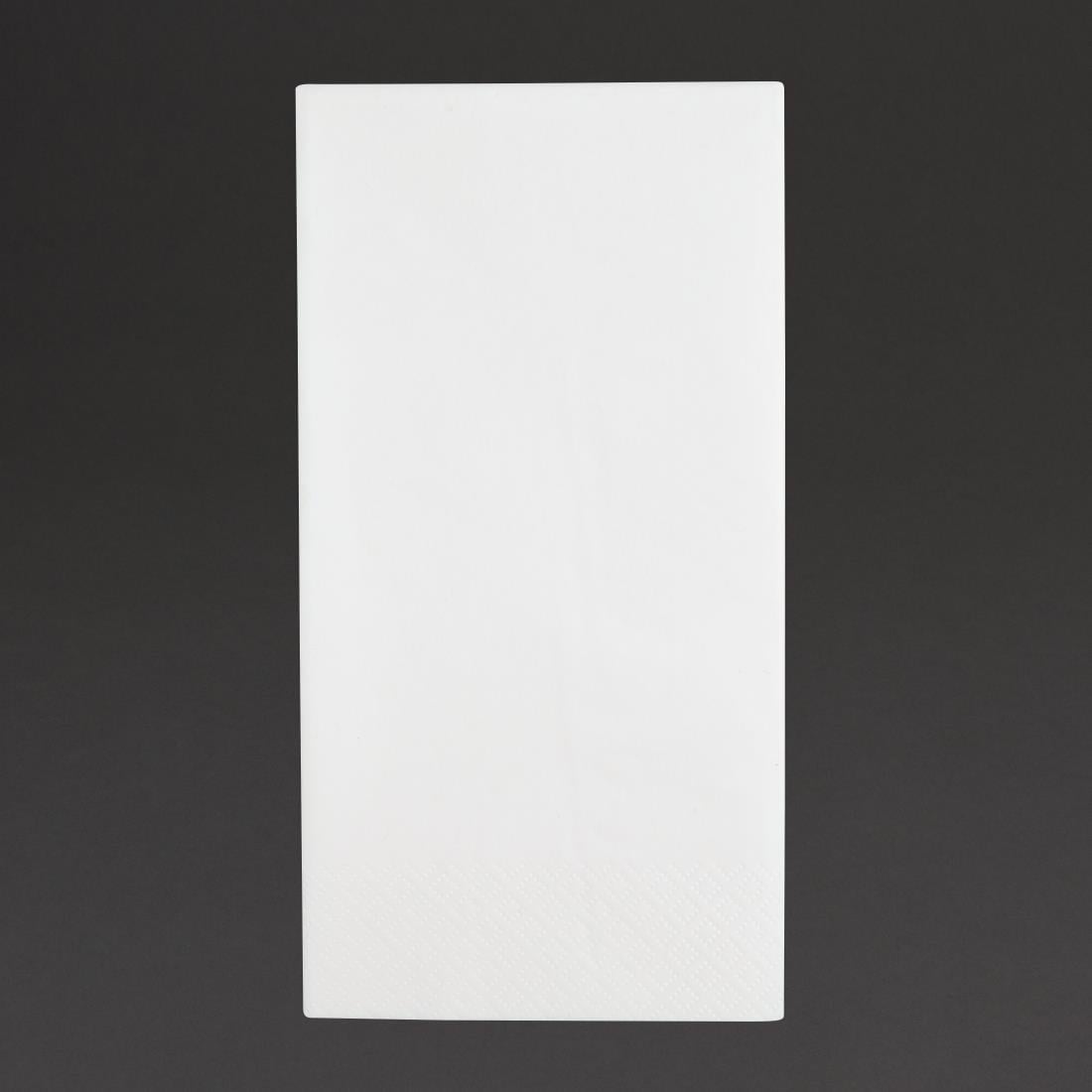 Serviettes dîner 3 plis format 1/8 Fiesta Recyclable 400mm blanches (lot de 1000) — FE258