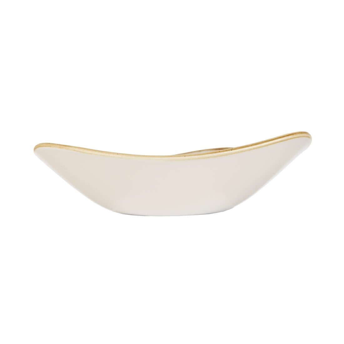 Bols triangulaires Churchill Stonecast Barley White 152mm (lot de 12) — FF657
