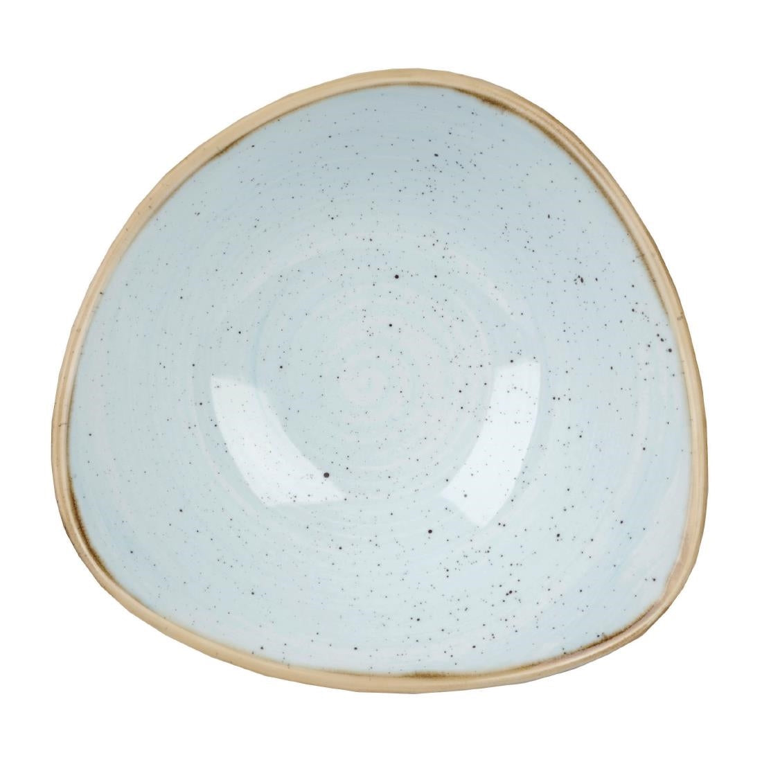 Bols triangulaires Churchill Stonecast Duck Egg Lotus 153mm (lot de 12) — FF673