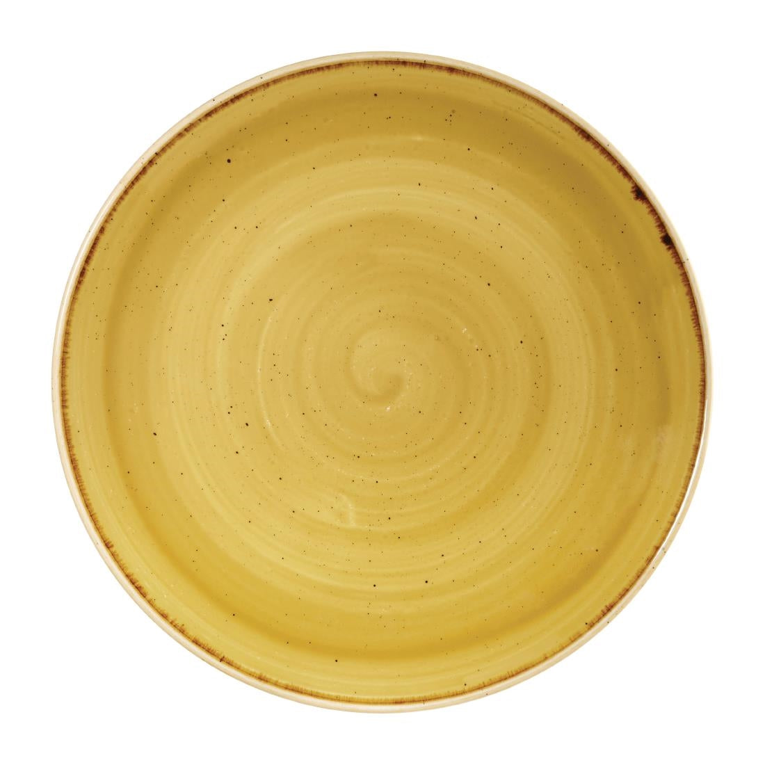 Assiettes rondes Churchill Stonecast Mustard Lotus Evolve 323mm (lot de 6) — FF681