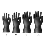Gants vinyle non poudrés Hygiplas noirs L (lot de 100) — FJ748-L