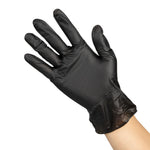 Gants vinyle non poudrés Hygiplas noirs XL (lot de 100) — FJ748-XL