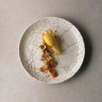 Assiettes rondes Studio Prints Kintsugi Agate Grey 288mm (Lot de 12) — FJ800