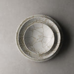 Assiettes rondes Studio Prints Kintsugi Agate Grey 217mm (Lot de 12) — FJ802