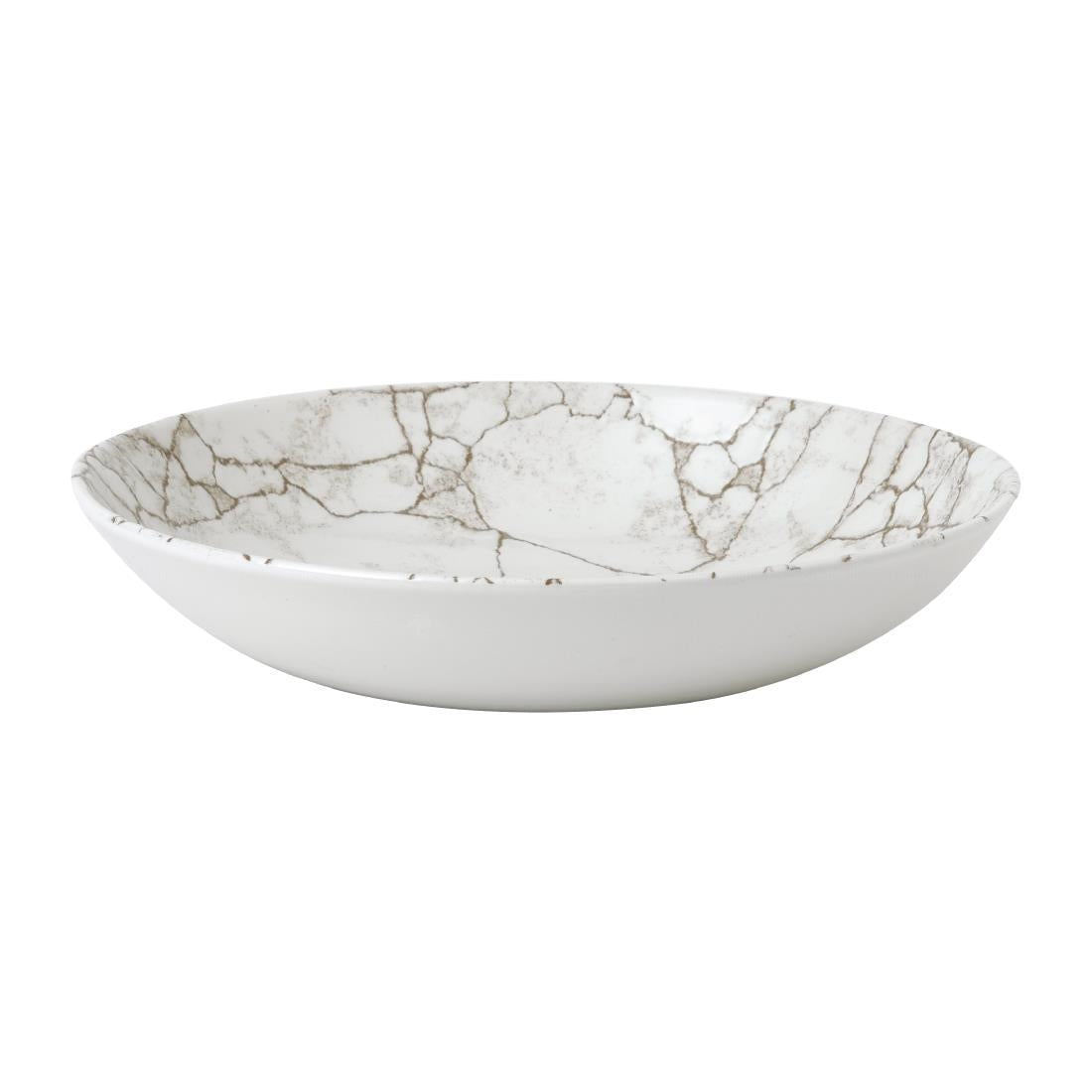 Assiettes coupes rondes Studio Prints Kintsugi Agate Grey 248mm (Lot de 12) — FJ803