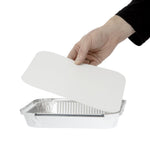 Couvercles en carton pour barquettes profondes et peu profondes en aluminium (lot de 200) — FJ855