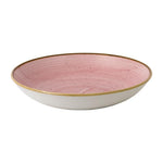 Assiettes coupes rondes Churchill Stonecast Petal Pink 248mm (lot de 12) — FJ904