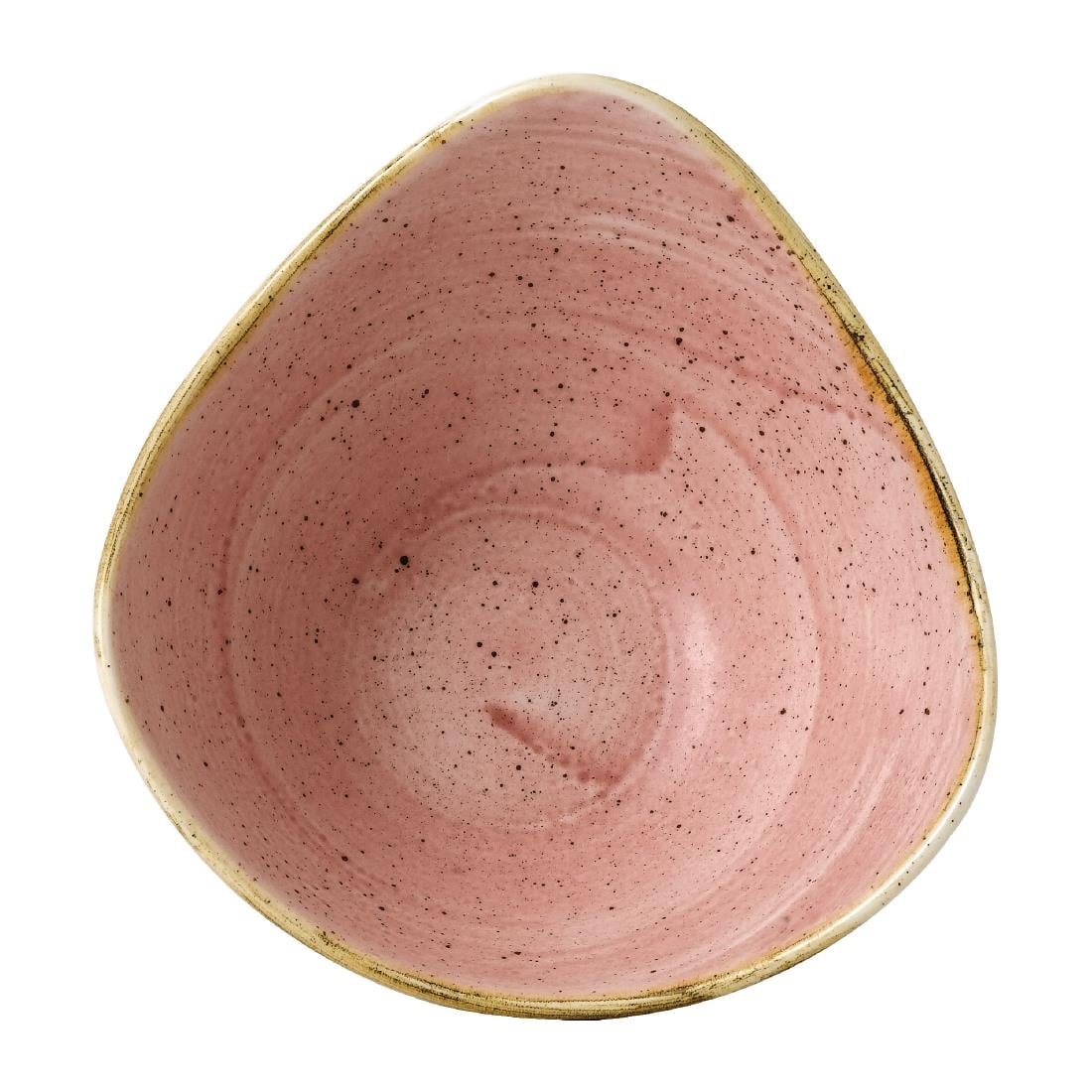 Bols triangulaires Churchill Stonecast Petal Pink 153mm (lot de 12) — FJ907